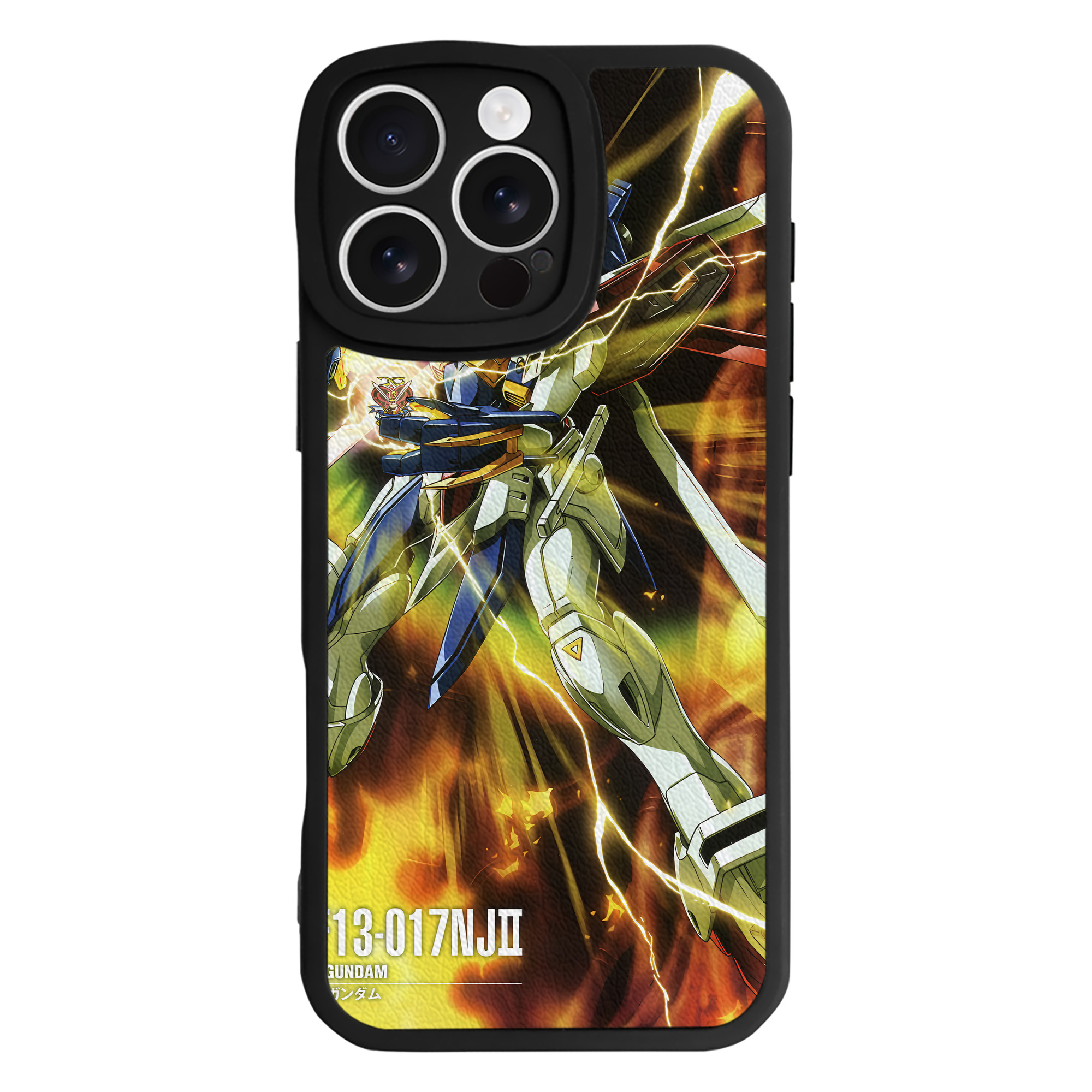 （画像用） 機動戦士ガンダム Mobile Suit Gundam 【iPhone 16シリーズ対応】シリコンスマホケース（レザー調） 材質：シリコン
